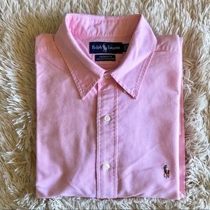 Ralph Lauren Long Sleeve Pink Dress Shirt
